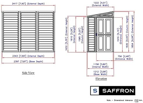 Store More Saffron Lean-to 4