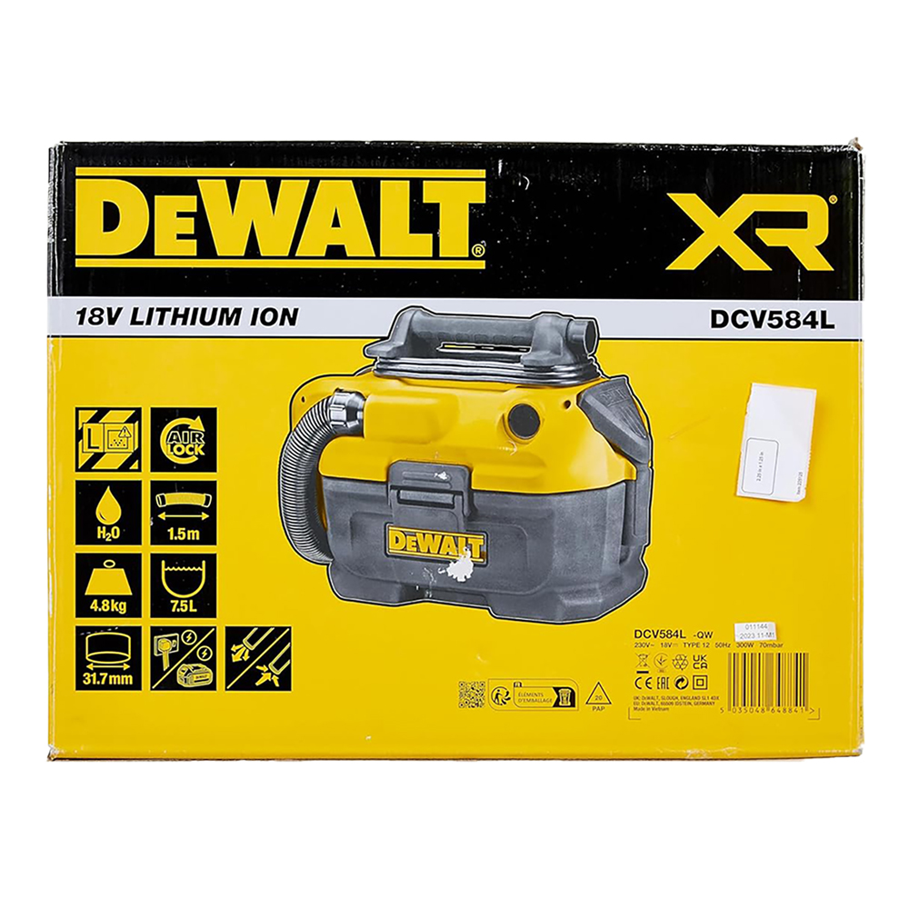 DEWALT Wet & Dry Vacuum Cleaner DCV584L