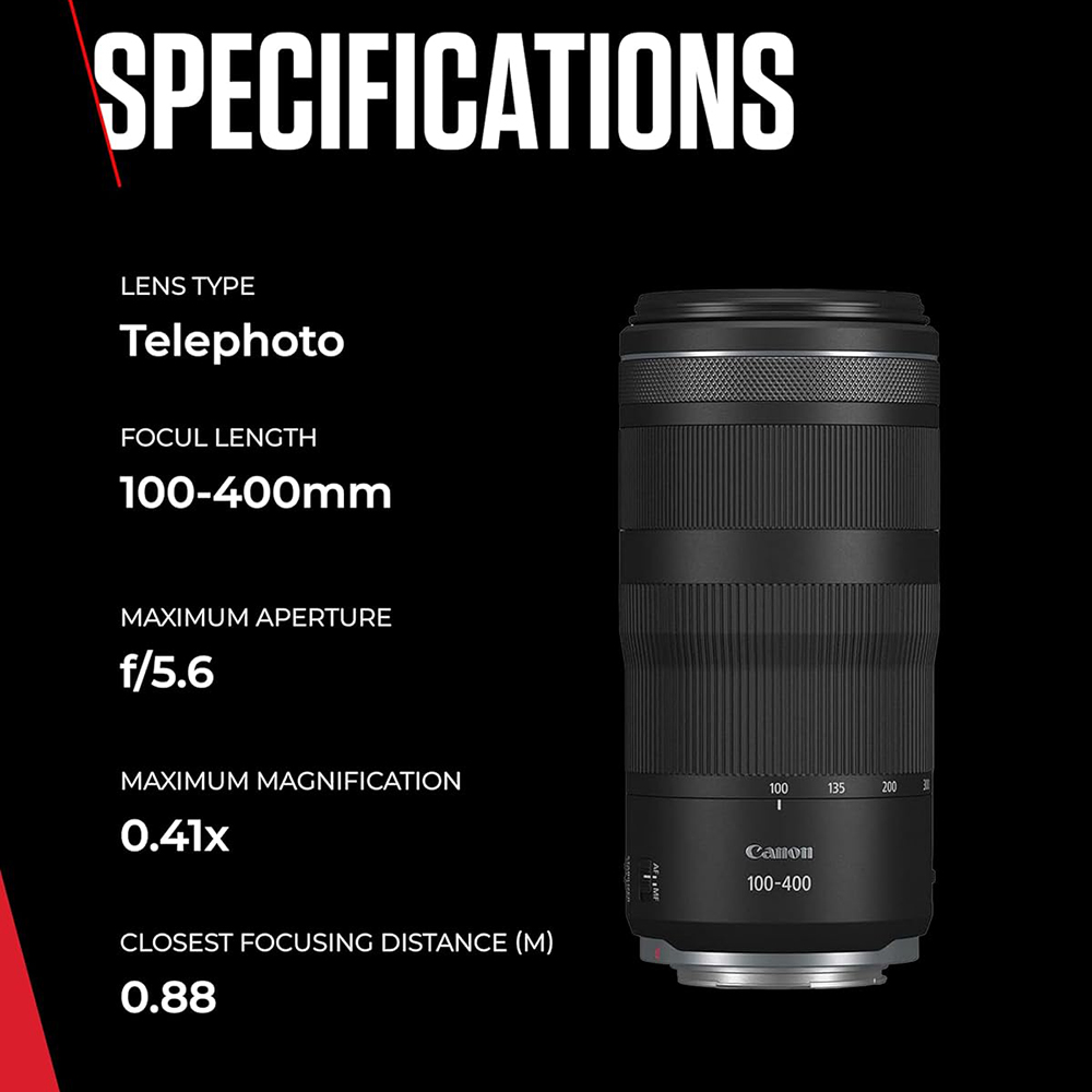 Canon RF 100-400mm F5.6-8 IS USM Lens