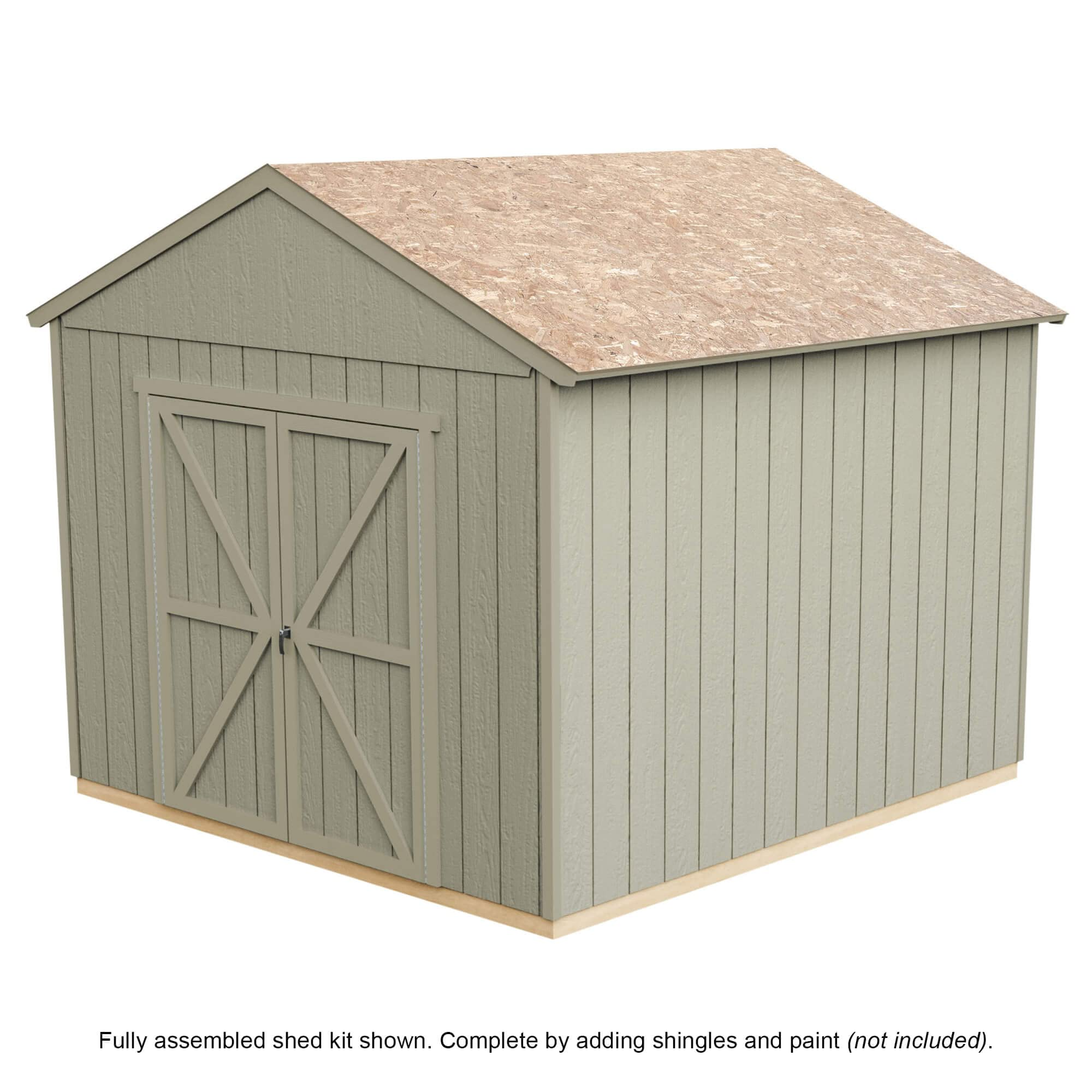 【Storage Shed】12x12 Do-It-Yourself Wooden Storage Shed with Floor