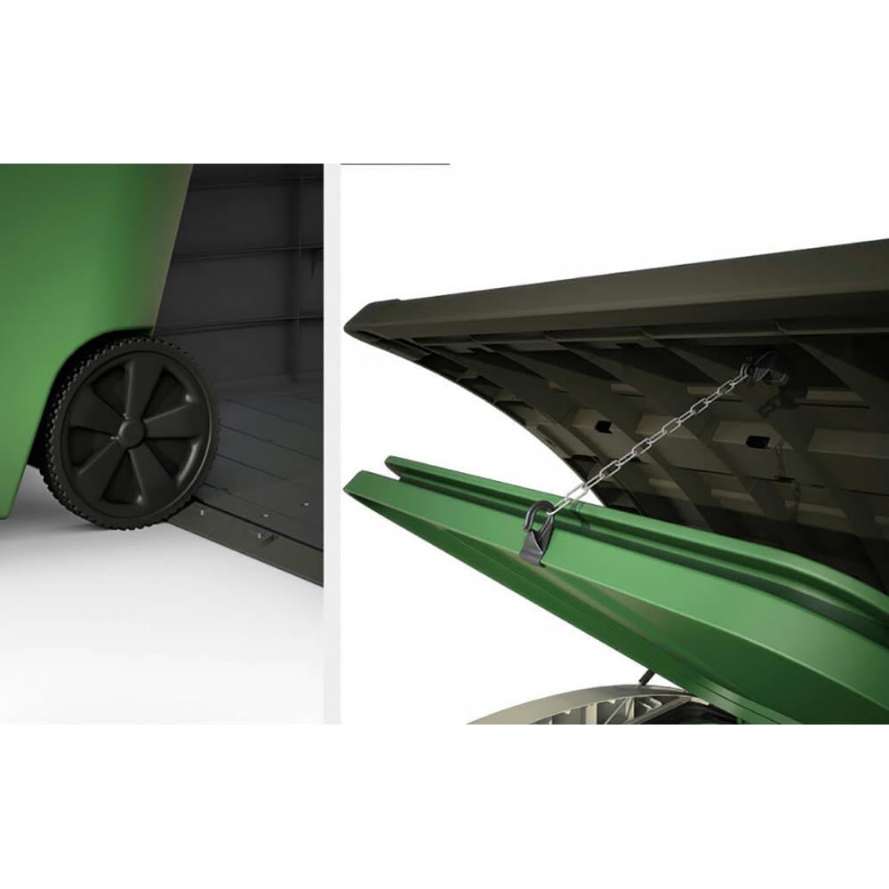 Keter Store It Out Max 1200L Outdoor Garden & Wheelie Bin Storage Shed