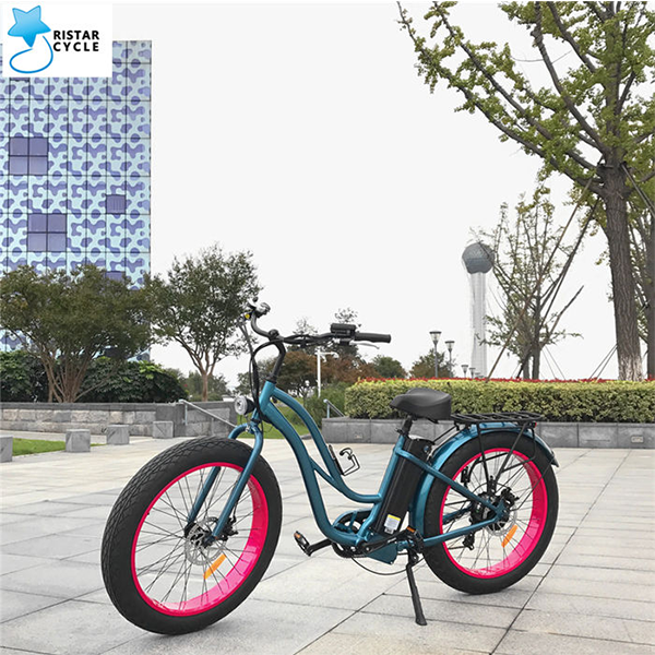 5005-Electric Bicycle 26 Inch Fat Tire 750w Ebike 500w 48v 7 Speeds Aluminum Alloy Fat Bike Beach Electric Bike