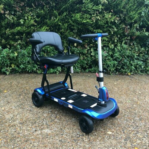 SOLAX GENIE BLUE Manual Folding Mobility Boot Scooter