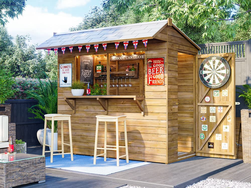 Outdoor Bar Shed - The Hangover Apex Garden Bar | 1.8x2.4 m