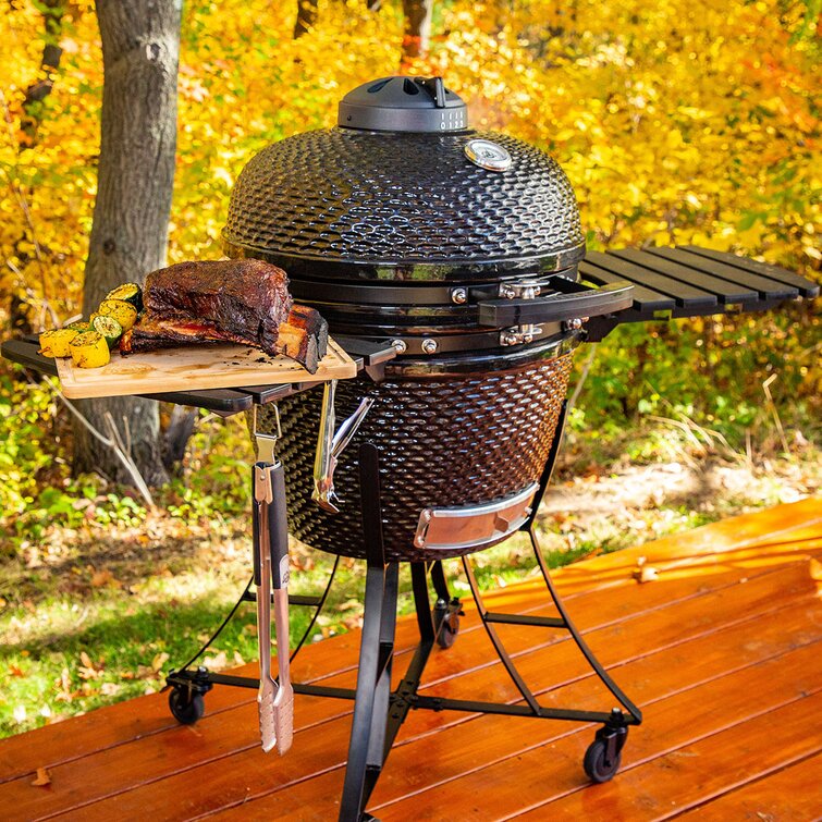 Pit Boss 34" Kamado Charcoal Grill with Smoker