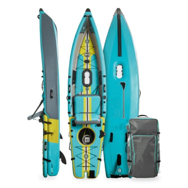 LONO Aero 12′6″ Native Aqua Inflatable Kayak