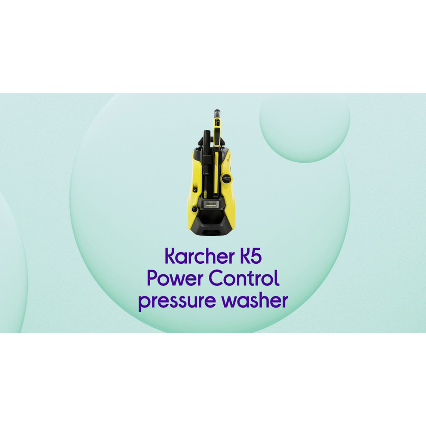 KARCHER K5 Power Control Pressure Washer - 145 bar